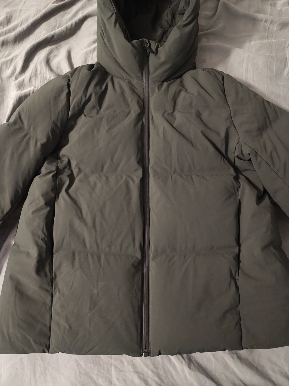 UNIQLO Women's Seamless Down Parka In Green Size Small